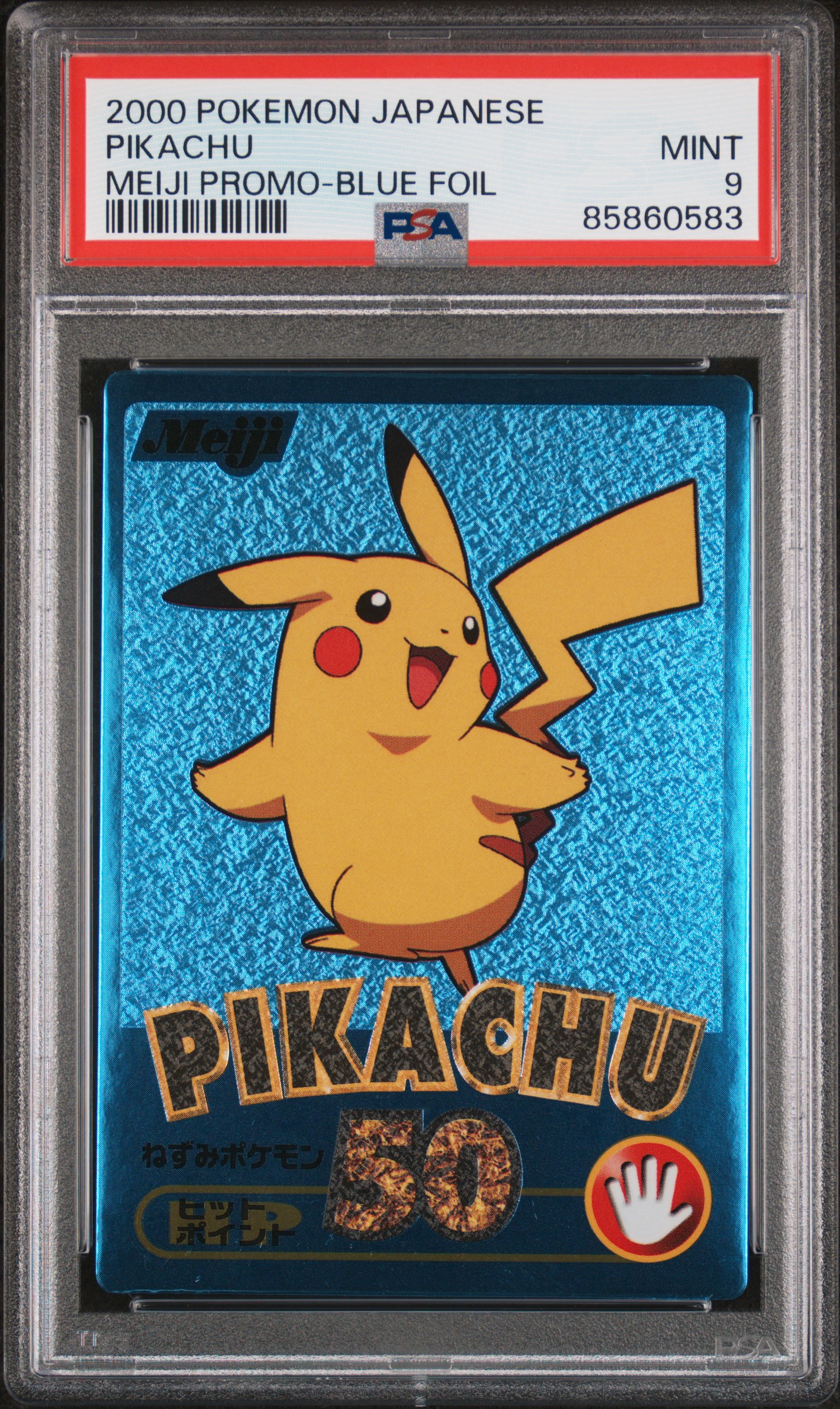 Pikachu - Blue Series reference specimen